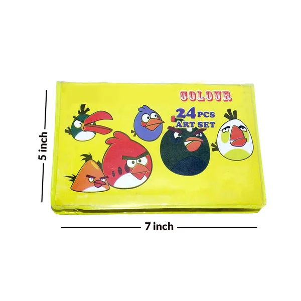 FAMNEST_JOYBOX_42-Piece_Kids_Art_Set_|_Complete_Coloring_Kit_with_Crayons_Watercolors_and_Color_Pencils_|_Portable_Pink_Drawing_Case_for_Boys_and_Girls