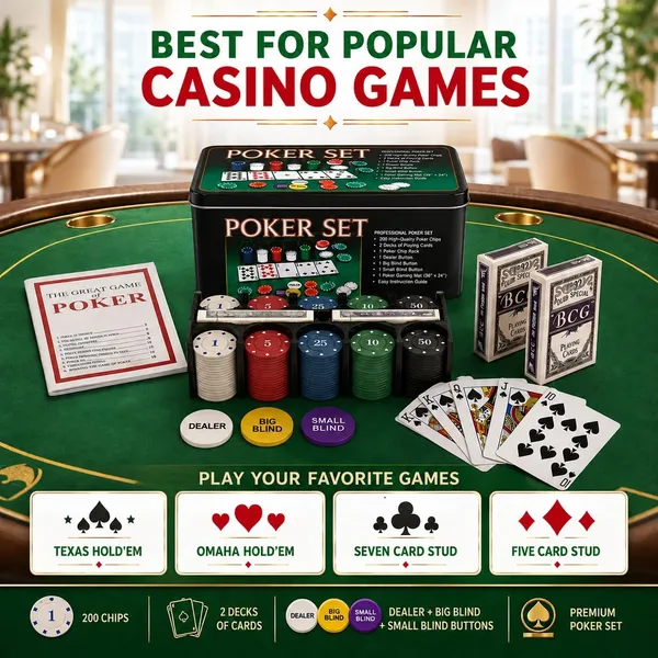FAMNEST_JOYBOX_200_Pcs_Adult_Casino_Style_Poker_Chips_Set_with_Tin_Case|_2_Decks_of_Cards,_Dealer_Blind_Buttons,_36x24_Playing_Mat,_Texas_Holdem_Game