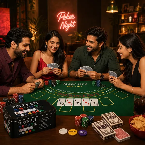 FAMNEST_JOYBOX_200_Pcs_Adult_Casino_Style_Poker_Chips_Set_with_Tin_Case|_2_Decks_of_Cards,_Dealer_Blind_Buttons,_36x24_Playing_Mat,_Texas_Holdem_Game