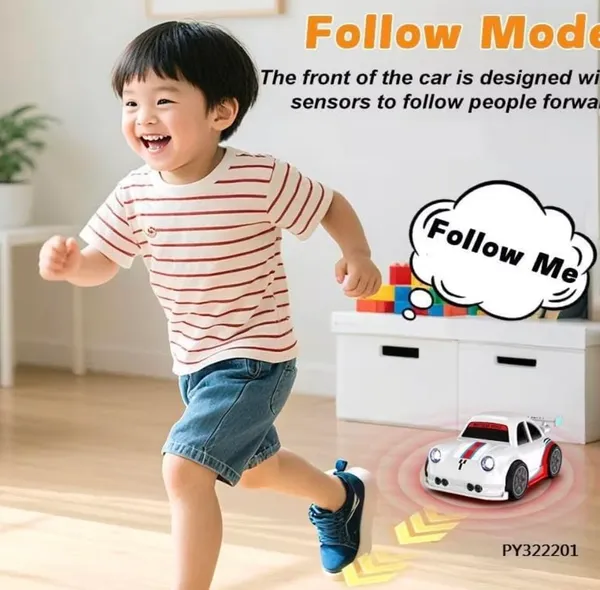 FAMNEST_JOYBOX_Smart_RC_Drift_Car_Toy_for_Kids_–_Mini_Four-Wheel_Drive_Remote_Control_Car_with_Gesture_Induction,_Auto_Follow,_Music_&_Lights_Gift_for_Boys_Girls