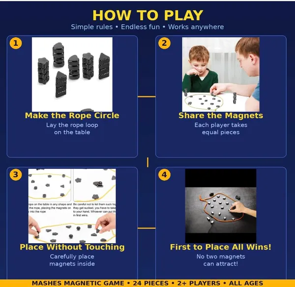 Strategy_Board_Game_for_Kids_&_Adults_|_Fun_Family_Game_with_Magnets_&_Lanyard_Rope_|_Brain_Boosting_Logic_&_Reflex_Challenge_|_Travel_&_Party_Game_for_All_Ages_(24_Pcs)