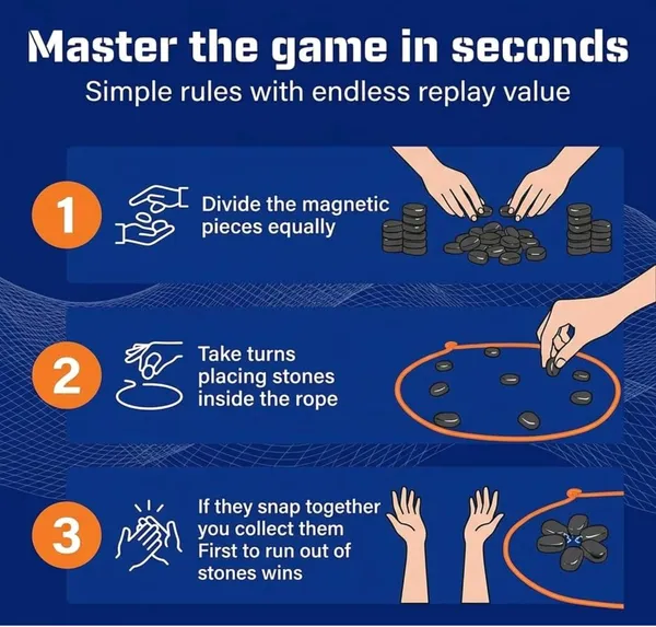 Strategy_Board_Game_for_Kids_&_Adults_|_Fun_Family_Game_with_Magnets_&_Lanyard_Rope_|_Brain_Boosting_Logic_&_Reflex_Challenge_|_Travel_&_Party_Game_for_All_Ages_(24_Pcs)