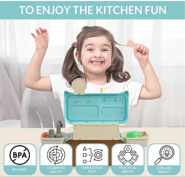 FAMNEST_JOYBOX_Mini_Dream_Kitchen_Set_for_Kids_with_Water_Sink,_Pretend_Play_Mini_Kitchen_Playset_with_Cookware,_Utensils,_Fruits_&_Vegetables,_Toy_Kitchen_for_Girls_&_Boys_3+_Years