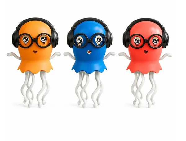 FAMNEST_JOYBOX_Dancing_Jellyfish_Toy_with_Light-up_Musical_Features,_360°_Rotating_Tentacles,_Musical_Toy_for_Kids_|_Dancing_Jelly_Fish_|_Fun_Toy_(Random_Colour,_Batteries_Not_Included)