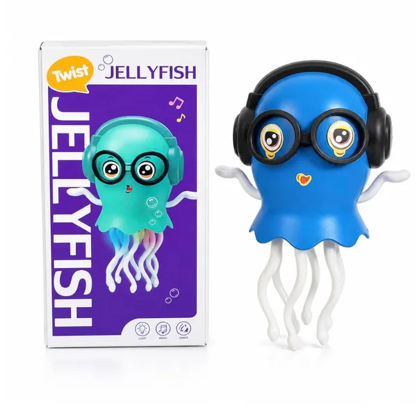 FAMNEST_JOYBOX_Dancing_Jellyfish_Toy_with_Light-up_Musical_Features,_360°_Rotating_Tentacles,_Musical_Toy_for_Kids_|_Dancing_Jelly_Fish_|_Fun_Toy_(Random_Colour,_Batteries_Not_Included)