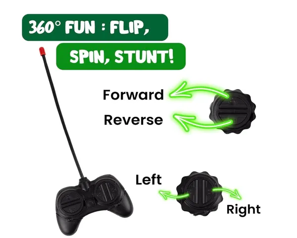 FAMNEST_JOYBOX_RC_Stunt_Car_360_Degree_Rotating_Double_Sided_Flip_Drift_Blue