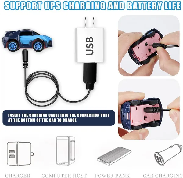 FAMNEST_JOYBOX_Mini_Remote_Control_Car_Watch_Toy_2.4GHz_Wrist_Racing_RC_Car_with_Dustproof_Cover_USB_Charging_Interactive_Game_Gift_for_Boys_Girls_Black