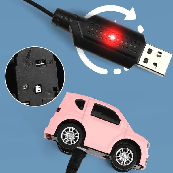 FAMNEST_JOYBOX_Mini_Remote_Control_Car_Watch_Toys,_2.4GHz_RC_Wrist_Racing_SUV_Pink_Car_with_Dustproof_Cover,_USB_Charging_Interactive_Gift_for_Boys_Girls_Kids