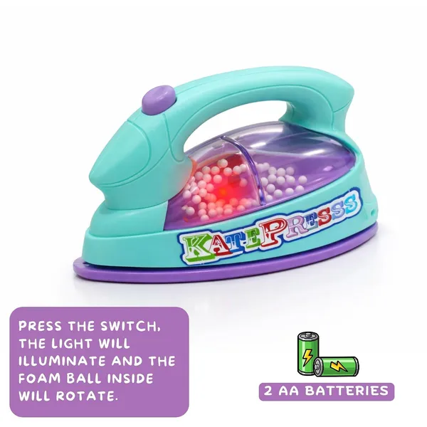 FAMNEST_JOYBOX_Pretend_Play_4-in-1_Household_Toy_Set_Mini_Washing_Machine_Hair_Dryer_Sewing_Machine_Iron_Battery_Operated_Role_Play_Kids_Boys_Girls_3+