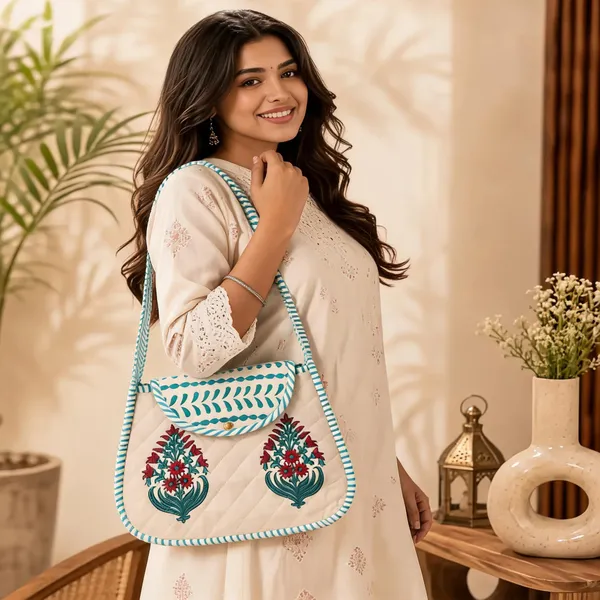 Cream_Quilted_Cotton_Floral_Embroidered_Sling_Bag_For_Women