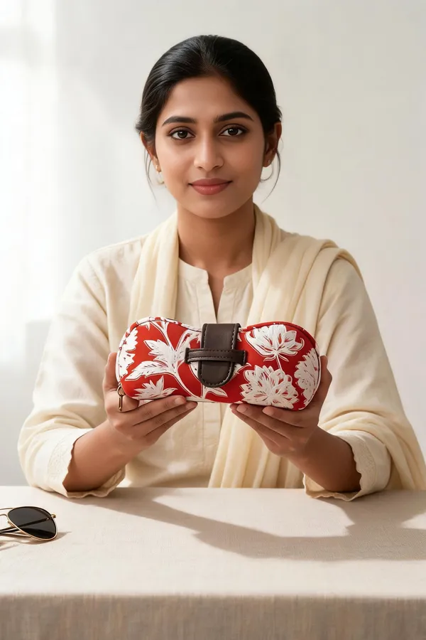 Red_Cotton_Floral_Print_Sunglasses_Case