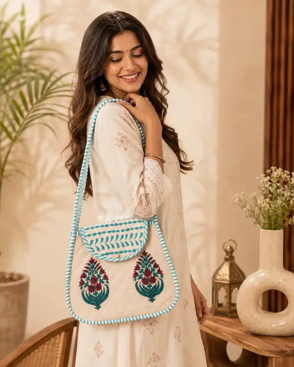 Cream_Quilted_Cotton_Floral_Embroidered_Sling_Bag_For_Women