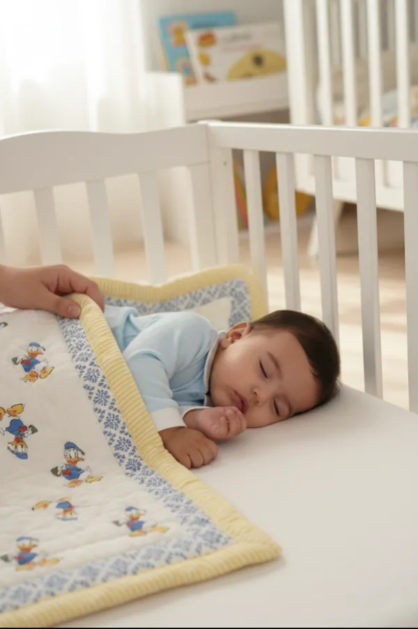 White_Cotton_Cartoon_Print_Padded_Baby_Play_Mat_For_Baby