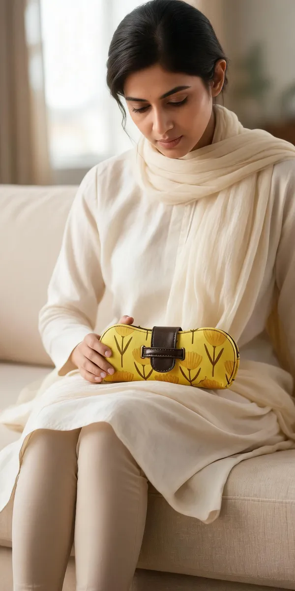 Yellow_Cotton_Botanical_Print_Sunglasses_Case