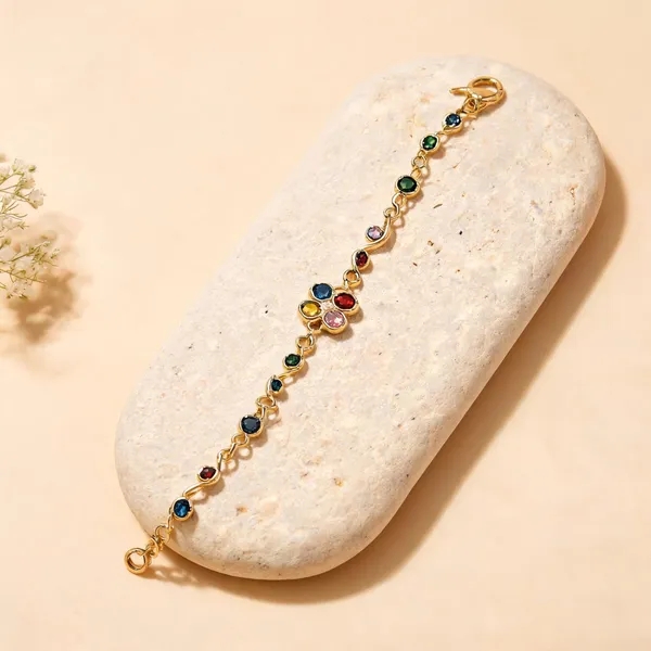 Multi_Color_Tulip_Bracelet_With_Beautiful_Designer_Fashion_Appeal_-_Multi_-_Pack_Of_2