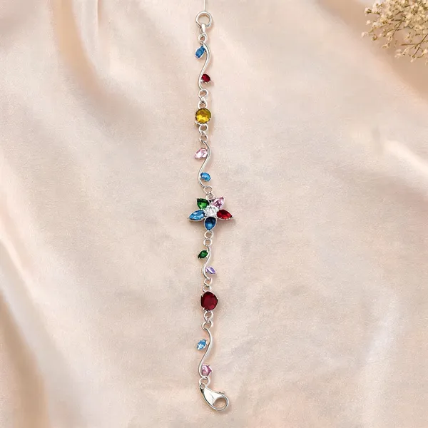 Multi_Color_Tulip_Bracelet_Featuring_Graceful_Traditional_Fashion_Style_-_Multi_-_Pack_Of_2