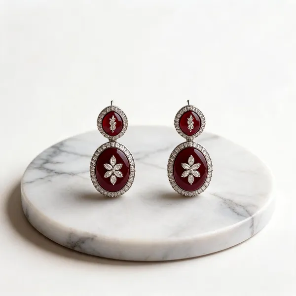 Maroon_Color_Kundan_Earrings_With_Premium_Trendy_Jewelry_For_Casual_And_Party_Wear_-_Maroon