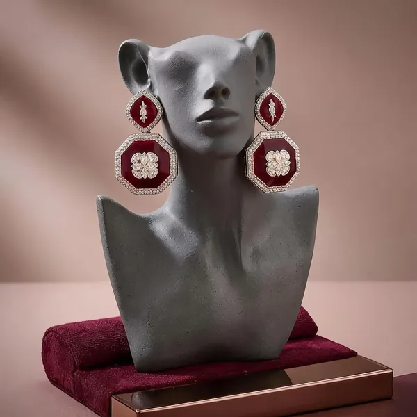 Red_Color_Kundan_Earrings_Featuring_Stylish_Modern_Jewelry_Collection_For_Girls_-_Red
