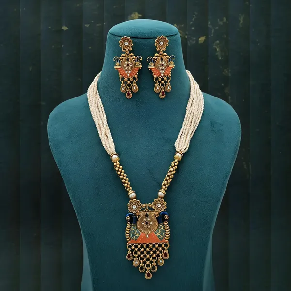 Multi_Color_Meena_Work_Matte_Gold_Necklace_Set_Traditional_Ethnic_Party_Wear_Jewelry_-_Multi