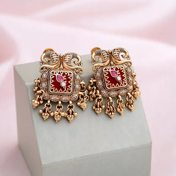 Red_Color_Matte_Gold_Rings_Featuring_Traditional_Motifs_And_Long_Lasting_Matte_Finish_-_Red