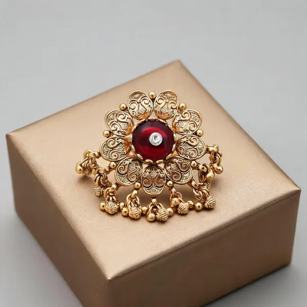 Red_Color_Matte_Gold_Rings_Stylish_Traditional_Jewelry_Collection_-_Red