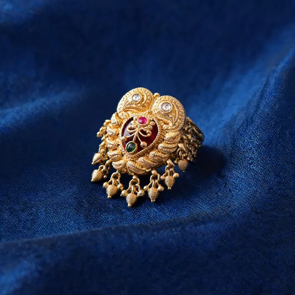 Red_Color_Matte_Gold_Rings_Elegant_Traditional_Wedding_Jewelry_Collection_Design_-_Red
