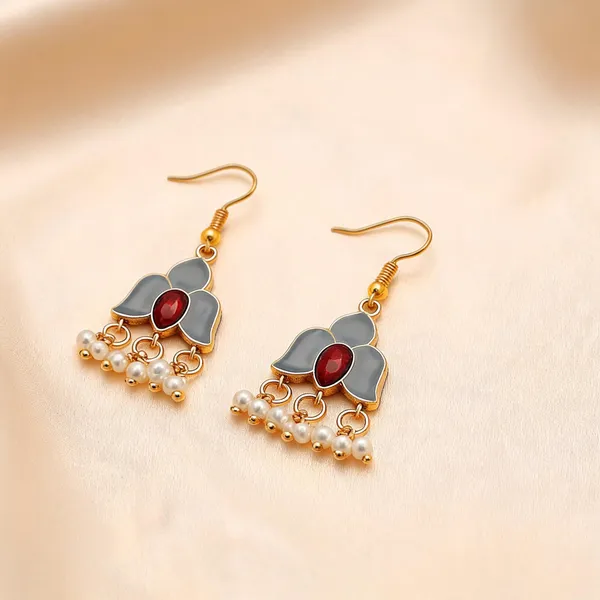 Grey_Color_Meenakari_Earrings_Offering_Subtle_Elegance_With_Handcrafted_Enamel_-_Grey_-_Pack_Of_3