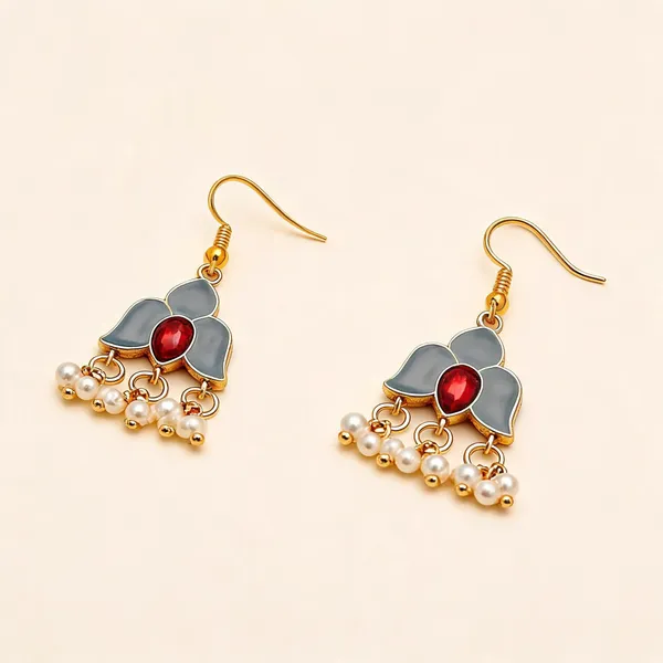 Grey_Color_Meenakari_Earrings_Offering_Subtle_Elegance_With_Handcrafted_Enamel_-_Grey_-_Pack_Of_3