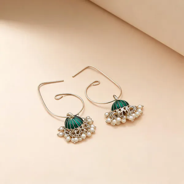 Green_Color_Meenakari_Earrings_Elegant_Ethnic_Festive_Designer_Jewelry_Collection_-_Green