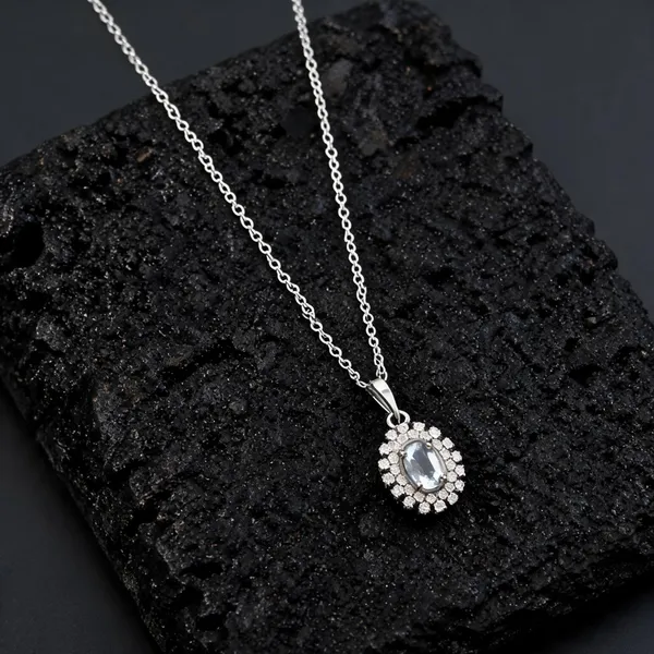 Silver_Color_925_Silver_Pendant_(Omp107Slv)_-_Silver