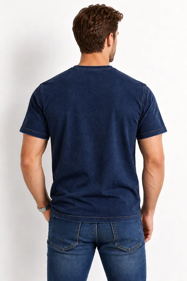 Dark_Blue_Denim_T-Shirt_For_Men