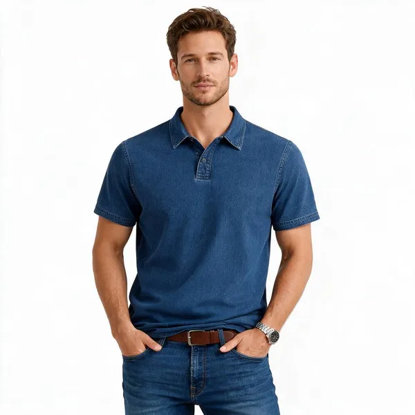 Dark_Blue_Denim_Polo_For_Men