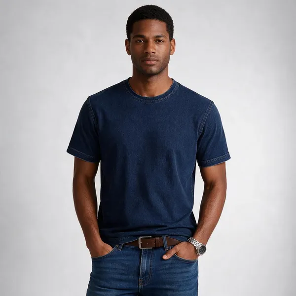Dark_Blue_Denim_T-Shirt_For_Men