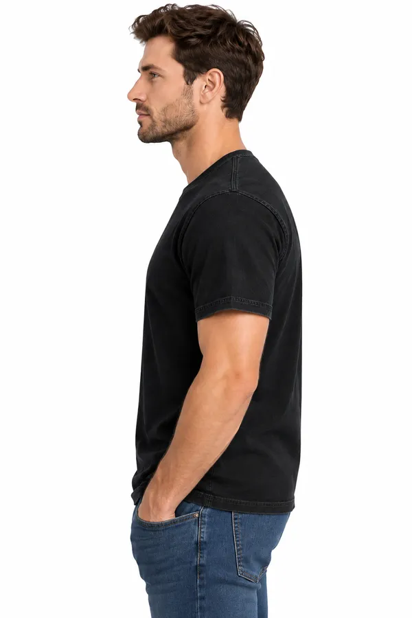 Black_Denim_Denim_T-Shirt_For_Men