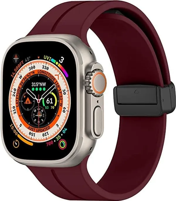 Silicone_Magnetic_Folding_Buckle_Sport_Band_For_Apple_Watch