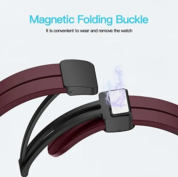 Silicone_Magnetic_Folding_Buckle_Sport_Band_For_Apple_Watch