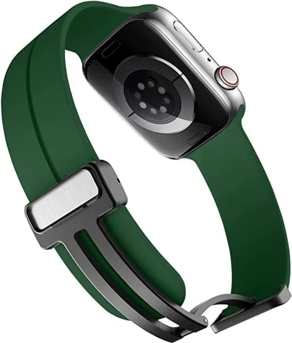 Silicone_Magnetic_Folding_Buckle_Sport_Band_For_Apple_Watch