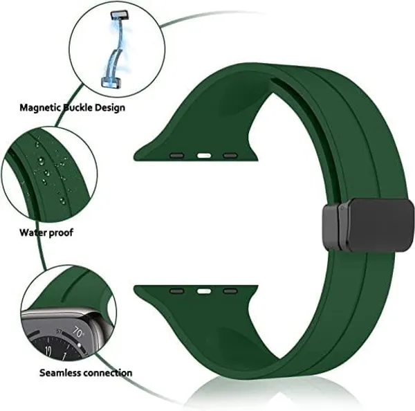 Silicone_Magnetic_Folding_Buckle_Sport_Band_For_Apple_Watch