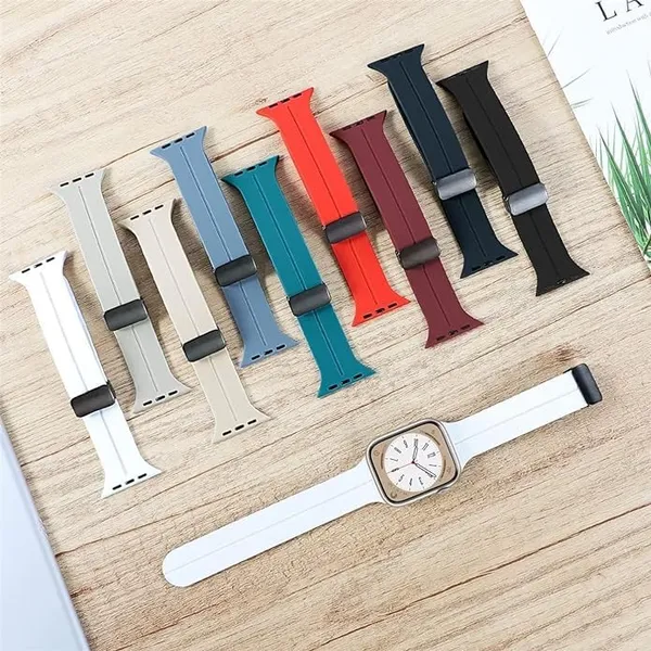 Silicone_Magnetic_Folding_Buckle_Sport_Band_Compatible_With_Apple_Watch