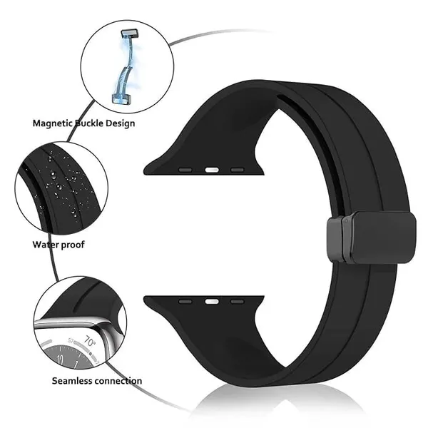 Silicone_Magnetic_Folding_Buckle_Sport_Band_Compatible_With_Apple_Watch
