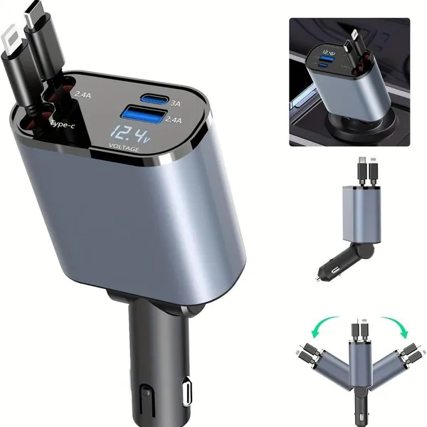 Retractable_Car_Charger_With_Usb_Ports