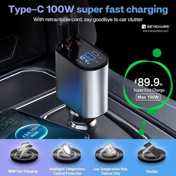Retractable_Car_Charger_With_Usb_Ports