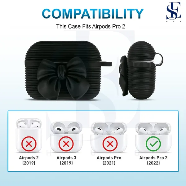 Silicone_Airpods_Pro_Case_With_Bow_Tie_Design