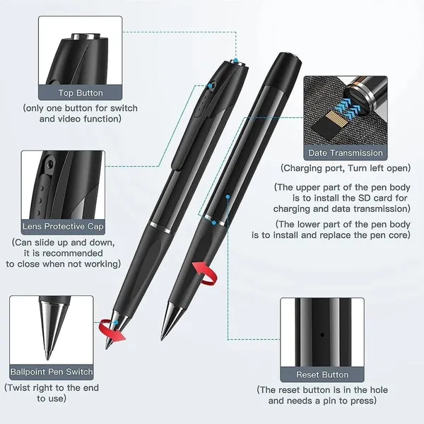 Pen_Camera_With_Digital_Video_Recorder
