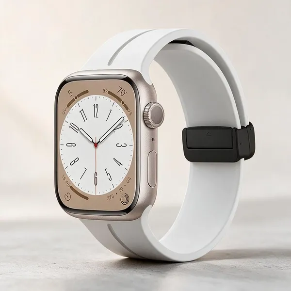White_Silicone_Apple_Watch_Bands