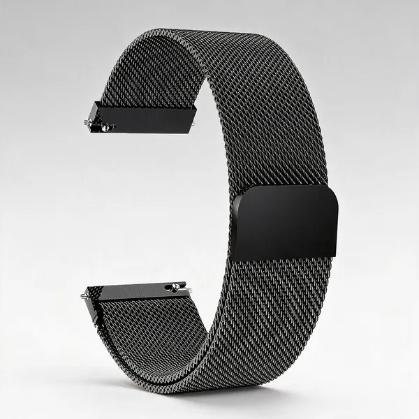 Black_Stainless_Steel_Watch_Straps_And__Bands
