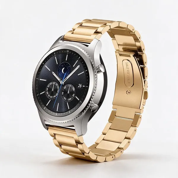 Gold_Stainless_Steel_Watch_Straps_And__Bands