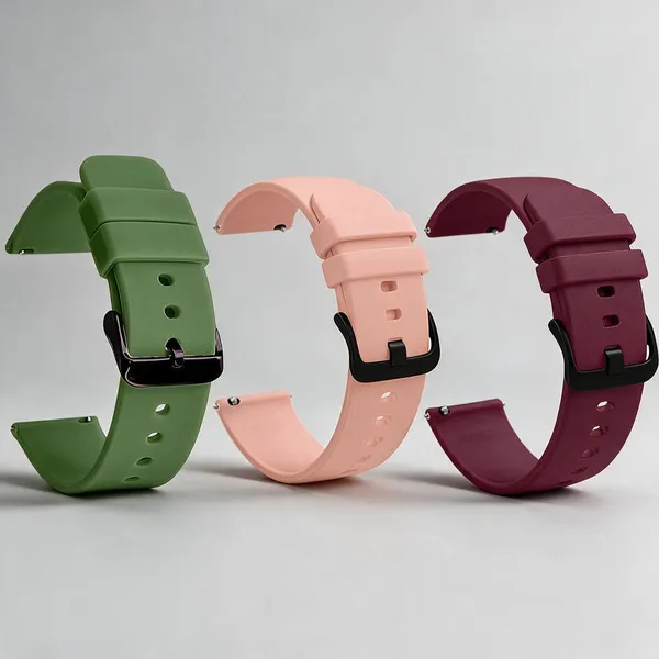 Multicolor_Silicone_Watch_Straps_And__Bands_Set_Of_3