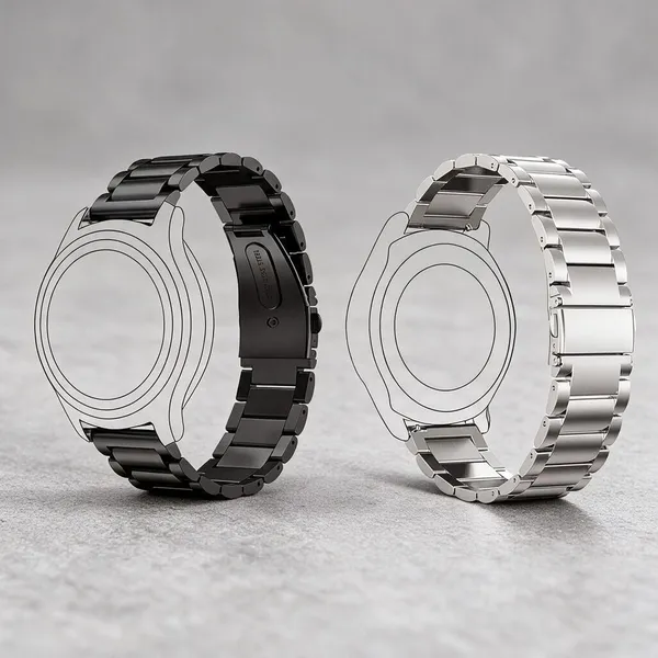 Multicolor_Stainless_Steel_Watch_Straps_And__Bands_Pack_Of_2