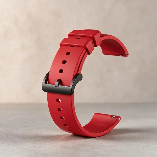 Red_Silicone_Watch_Straps_And__Bands